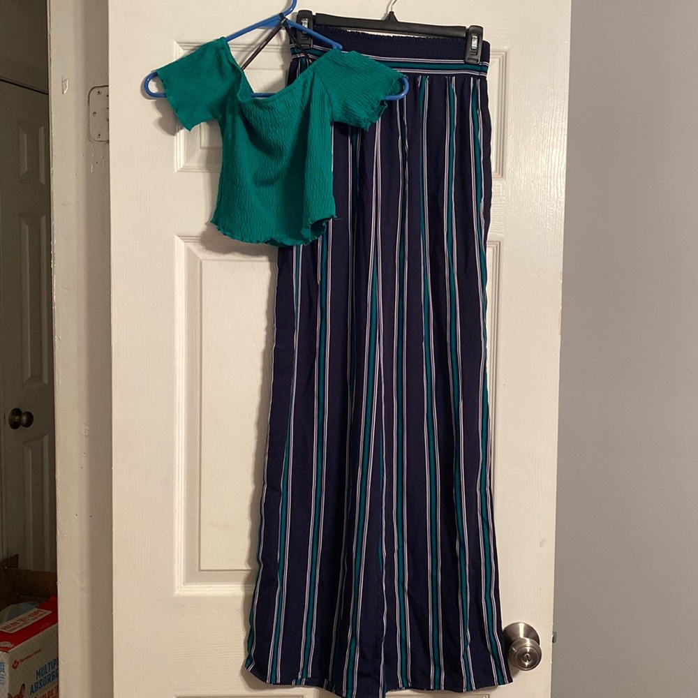 Forever 21 top and pants outfit
